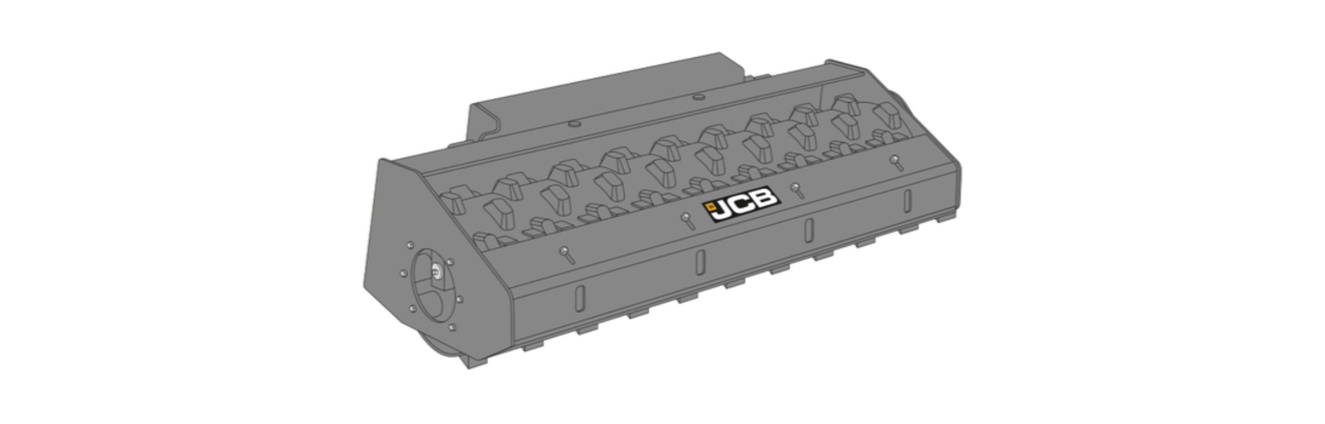 JCB Vibratory Roller - Padded Machine Mounted Rollers Saudi Arabia